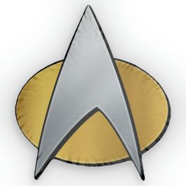 Star Trek TNG Combadge Pillow - Image 3