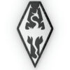 104323-3.jpg Seal of Akatosh Pillow