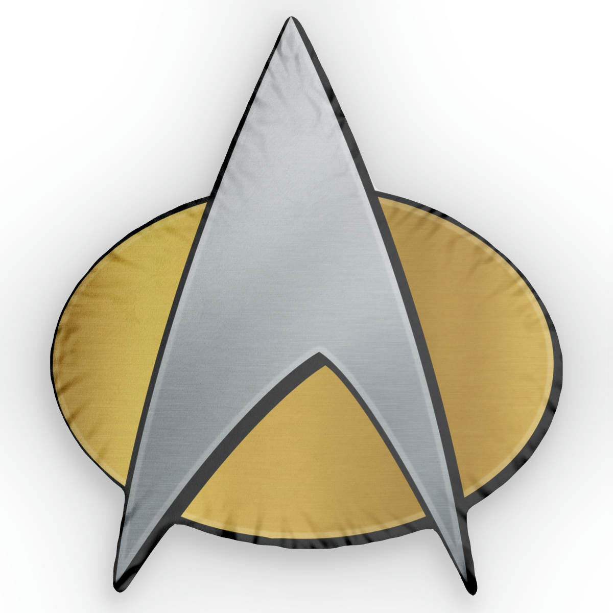 Star Trek TNG Combadge Pillow | FictionalCorporations.com
