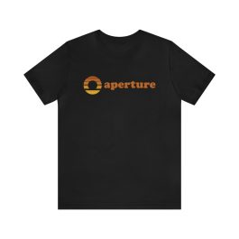 Aperture Science Retro Logo T-Shirt - Image 6