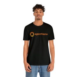 Aperture Science Retro Logo T-Shirt - Image 13