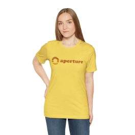 Aperture Science Retro Logo T-Shirt - Image 9