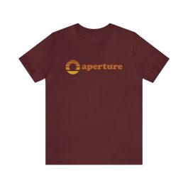 Aperture Science Retro Logo T-Shirt - Image 3