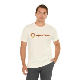 Aperture Science Retro Logo T-Shirt - Image 7