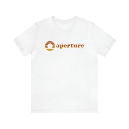 Aperture Science Retro Logo T-Shirt - Image 4