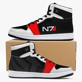 N7 High Top Leather Sneakers - Image 6