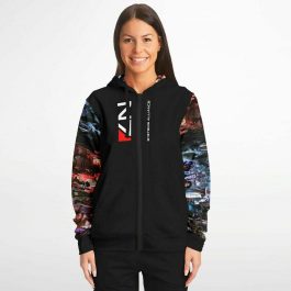 N7 Crew Zip-Up Hoodie - Image 5