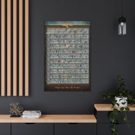 Fallout 4 Perks Chart Canvas Print - Image 5