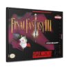 Final Fantasy III Box Art Framed Canvas Print