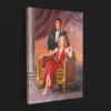 4130963211_fmvg Tony Montana and Elvira Scarface Painting Canvas Print