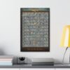 Fallout 4 Perks Chart Canvas Print