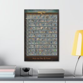 Fallout 4 Perks Chart Canvas Print - Image 7