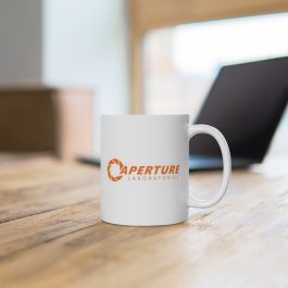 Aperture Laboratories Orange Logo Mug - Image 5