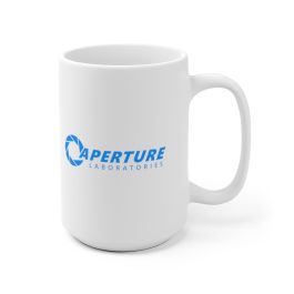 Aperture Laboratories Blue Logo Mug - Image 4