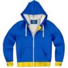 45a4c3303a333e4af8110a919ec07acd_microfleeceHoody-frontClosed Vault-Tec Vault 76 Fleece Hoodie