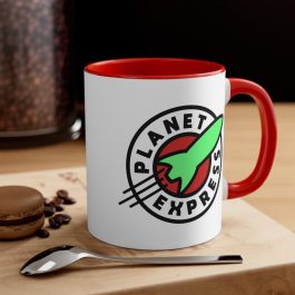Planet Express Red Mug - Image 6
