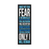Litany Against Fear Canvas Print