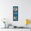 Litany Against Fear Canvas Print