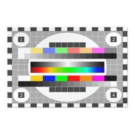 TV Test Pattern Rug - Image 1
