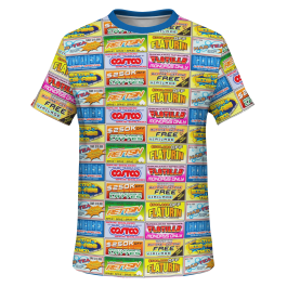 Idiocracy Branded Logos Unisex T-Shirt - Front View