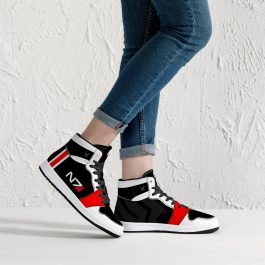 N7 High Top Leather Sneakers - Image 3