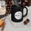 DELOS Black Mug