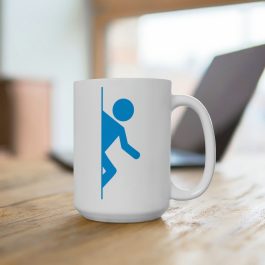 Portal Running Man Mug - Image 4