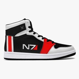 N7 High Top Leather Sneakers - Image 1