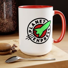 Planet Express Red Mug - Image 12