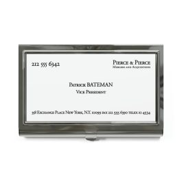 Patrick Bateman Pierce & Pierce Business Card Holder - Image 1