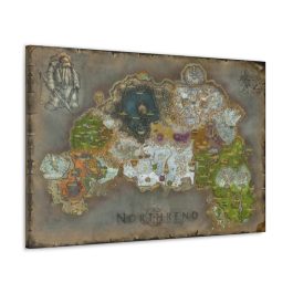 WoW Northrend Canvas Print - Image 1