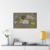 WoW Northrend Canvas Print
