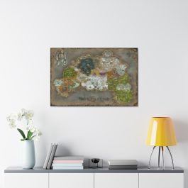 WoW Northrend Canvas Print - Image 4