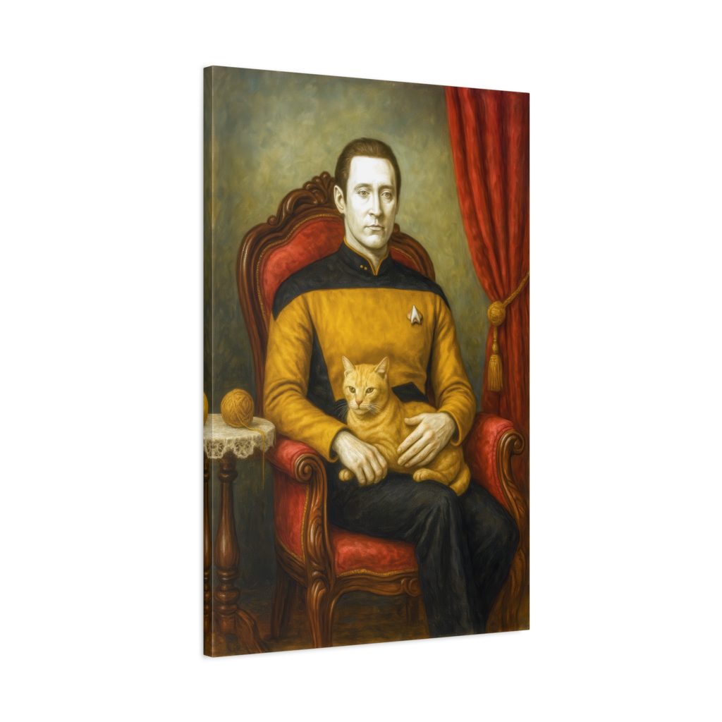 Data and Spot Canvas Print
