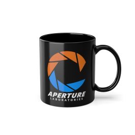 Aperture Laboratories Black Mug - Image 4