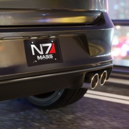 N7 Mass Effect License Plate - Image 3