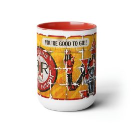 Red Rocket Robot Mug - Image 2