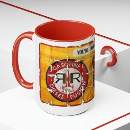 Red Rocket Robot Mug - Image 5