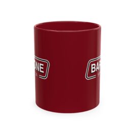 Burgundy Barone Sanitation mug from The Sopranos