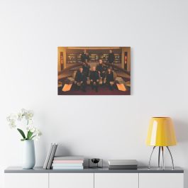 Star Trek TNG Reunion Canvas Print - Image 3