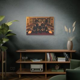 Star Trek TNG Reunion Canvas Print - Image 20