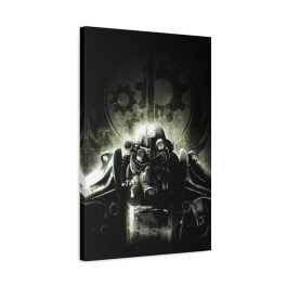 Fallout Brotherhood of Steel Canvas Print - Image 1