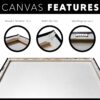 SHODAN Black & White Canvas Print