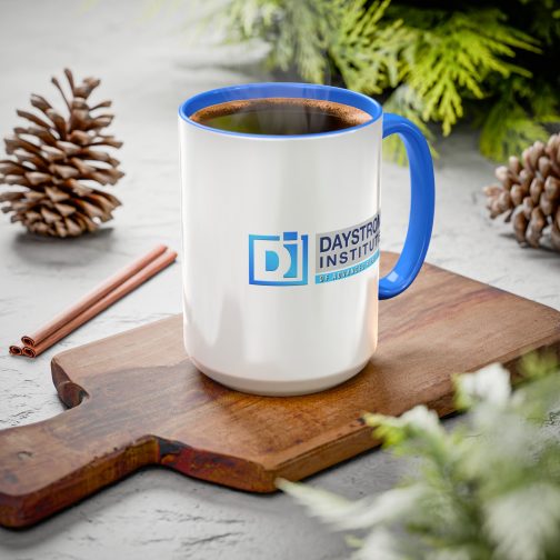 Daystrom Institute Mug - White+Blue - 15oz