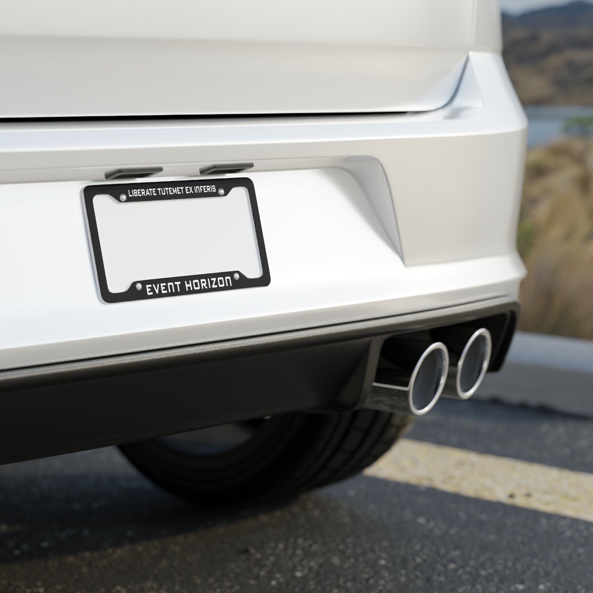 Event Horizon License Plate Frame