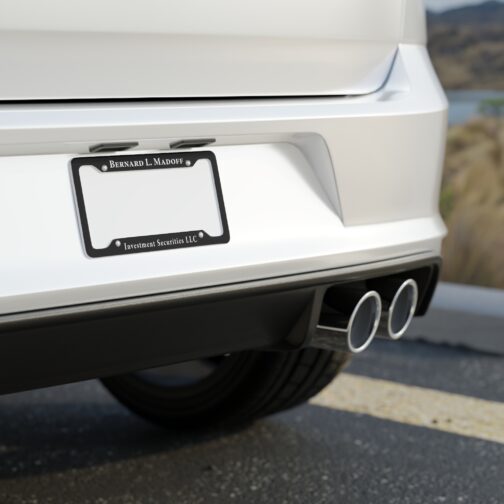 Bernie Madoff License Plate Frame Bernard L. Madoff Investment Securities LLC License Plate Frame