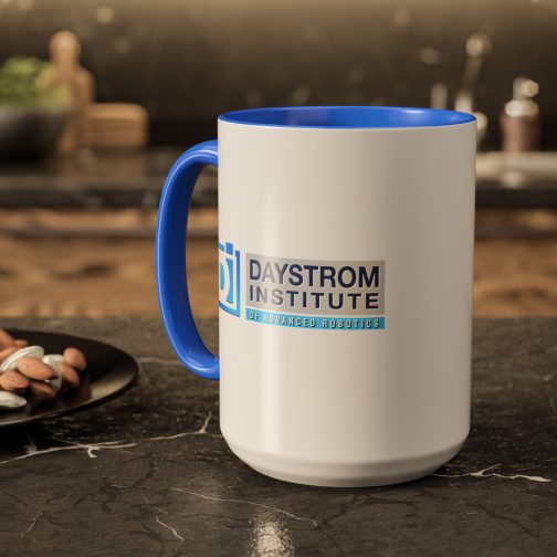 Daystrom Institute Mug - White+Blue - 15oz