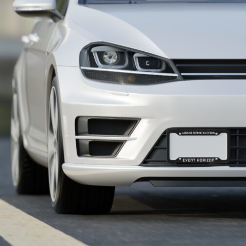 Event Horizon License Plate Frame
