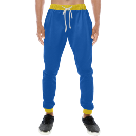 Vault Boy Vault Suit Cosplay Sweatpants - Front View