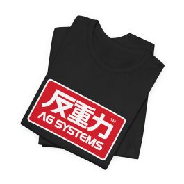 Black AG Systems T-Shirt Folded